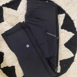 Lululemon Cropped Mesh Leggings